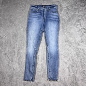 Lucky Brand Stretch Ankle Jeans Women Size 4/27 Mid Rise Skinny Blue